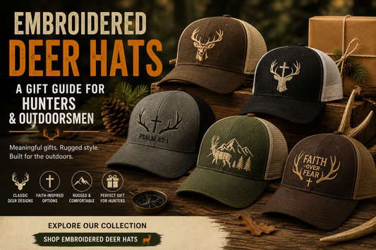 Embroidered Deer Hats: Best Gifts for Hunters & Outdoorsmen