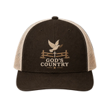 God’s Country Dove & Cross Embroidered Trucker Hat