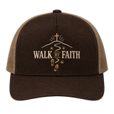 Walk by Faith Trail Trucker Hat – 2 Corinthians 5:7 Christian Outdoor Cap