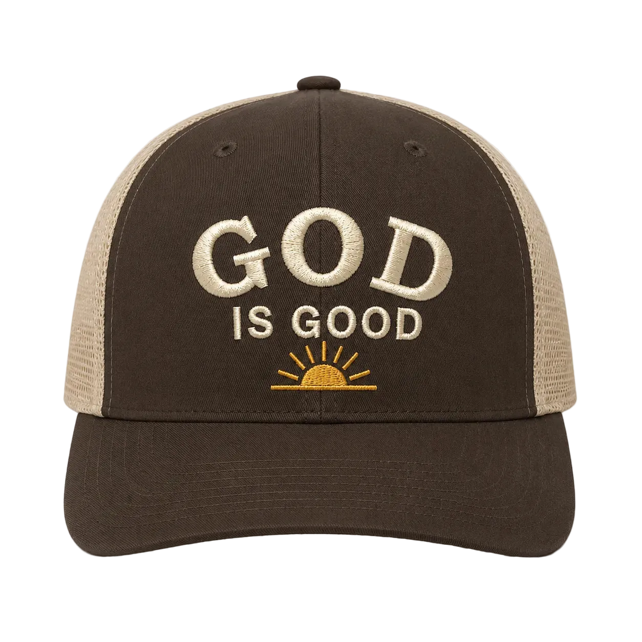 God Is Good Camo Snapback Hat – Christian Embroidered Faith Cap