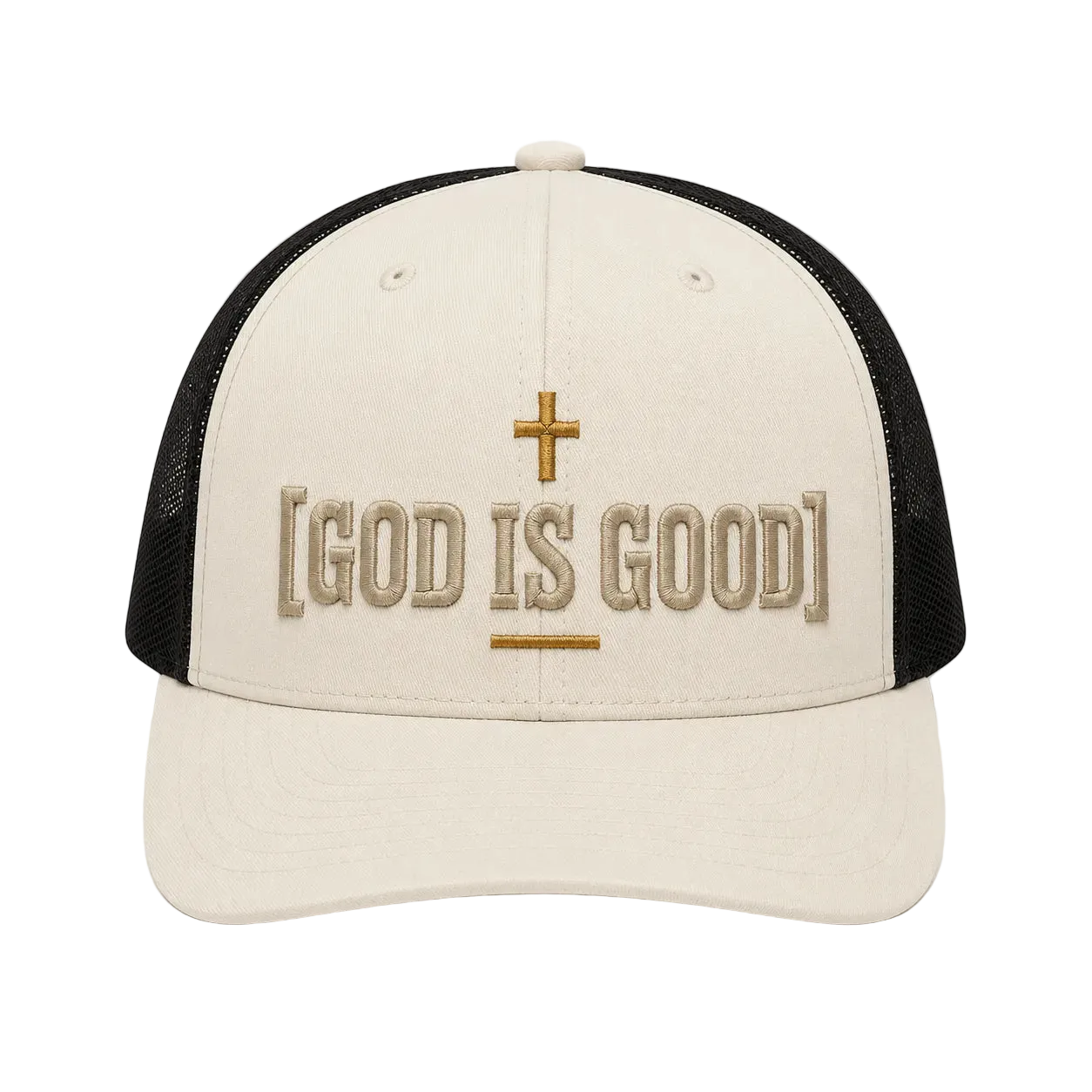 God Is Good Camo Rope Snapback Hat – Christian Embroidered Outdoor Cap