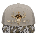 Stone/Khaki + Camo Brim