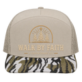 Stone/Khaki + Camo Brim