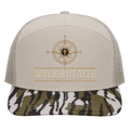 Stone/Khaki + Camo Brim