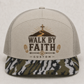 Stone/Khaki + Camo Brim
