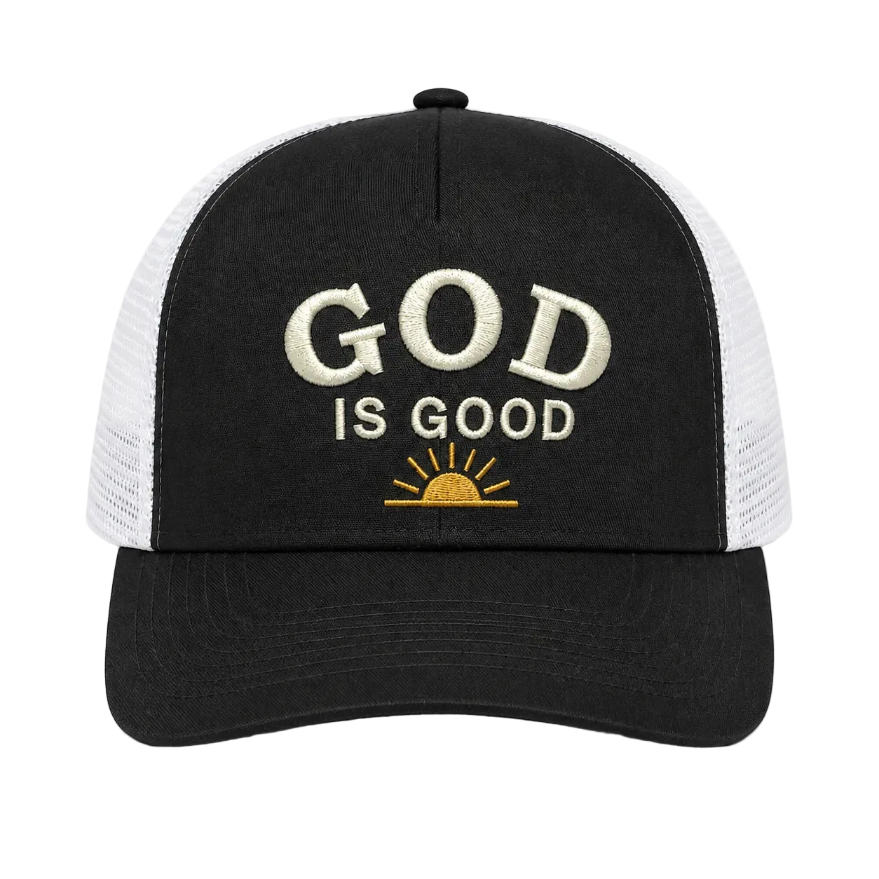 God Is Good Camo Snapback Hat – Christian Embroidered Faith Cap