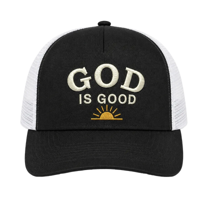 God Is Good Camo Snapback Hat – Christian Embroidered Faith Cap