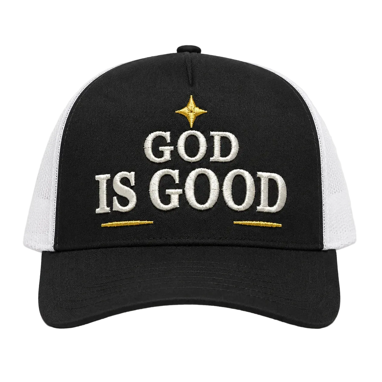 God Is Good Camo Snapback Hat – Christian Embroidered Faith Cap