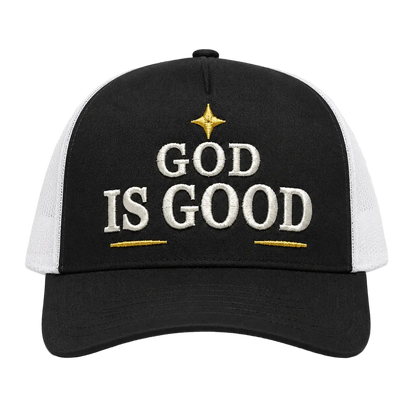 God Is Good Camo Snapback Hat – Christian Embroidered Faith Cap